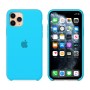 Силиконовый чехол Apple Silicone Case Blue для iPhone 11 Pro Max