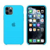 Силиконовый чехол Apple Silicone Case Blue для iPhone 11 Pro