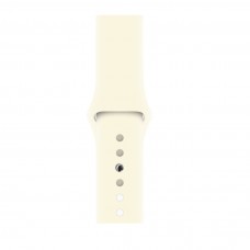 Силиконовый ремешок для Apple Watch 38/40/42/44мм Antique White (Молочно-белый)