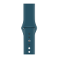 Силиконовый ремешок для Apple Watch 38/40/42/44мм Cosmos Blue (копия)