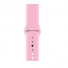Силиконовый ремешок для Apple Watch 38/40/42/44мм Pink (копия)
