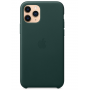 Кожаный чехол Apple Leather Case Forest Green для iPhone 11 Pro