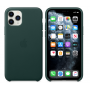 Кожаный чехол Apple Leather Case Forest Green для iPhone 11 Pro