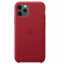 Кожаный чехол Apple Leather Case Red для iPhone 11 Pro