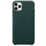 Кожаный чехол Apple Leather Case Forest Green для iPhone 11 Pro Max