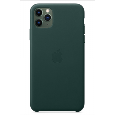 Кожаный чехол Apple Leather Case Forest Green для iPhone 11 Pro Max