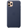 Кожаный чехол Apple Leather Case Midnight Blue для iPhone 11 Pro Max