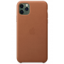 Кожаный чехол Apple Leather Case Saddle Brown для iPhone 11 Pro Max