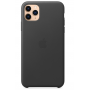 Кожаный чехол Apple Leather Case Black для iPhone 11 Pro Max