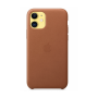 Кожаный чехол Apple Leather Case Saddle Brown для iPhone 11