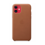 Кожаный чехол Apple Leather Case Saddle Brown для iPhone 11