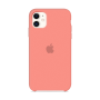 Силиконовый чехол Apple Silicone Case Begonia Red для iPhone 11