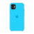 Силиконовый чехол Apple Silicone Case Blue для iPhone 11