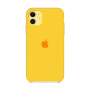 Силиконовый чехол Apple Silicone Case Canary Yellow для iPhone 11