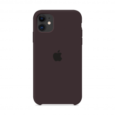 Силиконовый чехол Apple Silicone Case Cocoa для iPhone 11