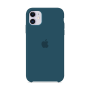 Силиконовый чехол Apple Silicone Case Cosmos Blue для iPhone 11