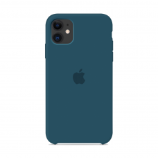 Силиконовый чехол Apple Silicone Case Cosmos Blue для iPhone 11