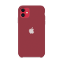Силиконовый чехол Apple Silicone Case Deep Red для iPhone 11