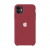 Силиконовый чехол Apple Silicone Case Deep Red для iPhone 11