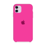 Силиконовый чехол Apple Silicone Case Hot Pink для iPhone 11
