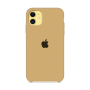 Силиконовый чехол Apple Silicone Case Mustard Beige для iPhone 11
