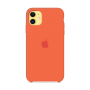 Силиконовый чехол Apple Silicone Case Spicy Orange для iPhone 11
