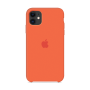 Силиконовый чехол Apple Silicone Case Spicy Orange для iPhone 11