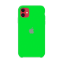 Силиконовый чехол Apple Silicone Case Uran Green для iPhone 11