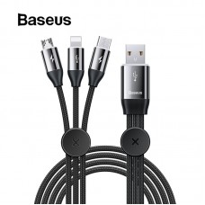 Зарядный кабель Baseus 3 в 1: Lightning, Micro-USB, Type-c