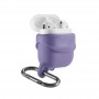 Силиконовый чехол-кокон для Apple AirPods Purple