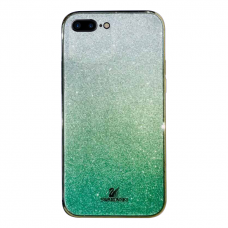 Чехол Swarovski Green Gradient для iPhone 7 Plus / 8 Plus