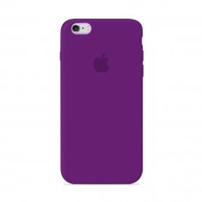 Силиконовый чехол Apple Silicone Case фиолетово-баклажанный для iPhone 6/6s