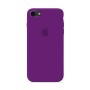 Силиконовый чехол Apple Silicone Case фиолетово-баклажанный для iPhone 7/8