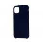 Силиконовый чехол Hoco Silky Soft touch Midnight Blue для iPhone 11