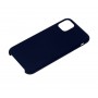 Силиконовый чехол Hoco Silky Soft touch Midnight Blue для iPhone 11