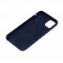 Силиконовый чехол Hoco Silky Soft touch Midnight Blue для iPhone 11