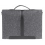 Портфель-сумка Gmakin GS10-13.3 (Macbook Pro 13.3") Черный с черной кожей