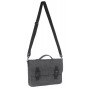 Портфель-сумка Gmakin GS17-13.3 (Macbook Pro 13.3") Черный с пластиковыми застежками
