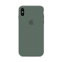 Силиконовый чехол Apple Silicone Case Pine Green для iPhone Xs Max