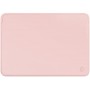 Кожаный чехол-конверт для Macbook Pro 13,3 WiWU Skin Pro Leather Розовый