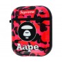 Чехол для AirPods Young Style "Supreme Khaki Red"