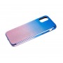 Чехол Ambre Glass розово-голубой для iPhone 11