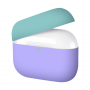 Силиконовый чехол для AirPods Pro Violet - Sea Blue