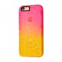 Силиконовый чехол для iPhone 7/8 Gradient Gelin Case "Розово-желтый".