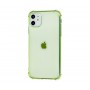 Чехол WXD Ударопрочный прозрачный для iPhone 11 Зеленый