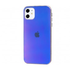 Чехол Rainbow glass фиолетовый для iPhone 11