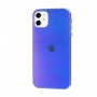 Чехол Rainbow glass фиолетовый для iPhone 11