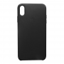 Кожаный чехол apple leather case черный на iPhone X/Xs (копия)