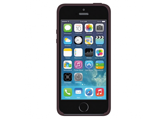 Силиконовый чехол Apple Silicone Case Cocoa для iPhone 5/5s/SE (Реплика)