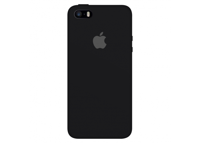 Силиконовый чехол Apple Silicone Case Black для iPhone 5/5s/SE
